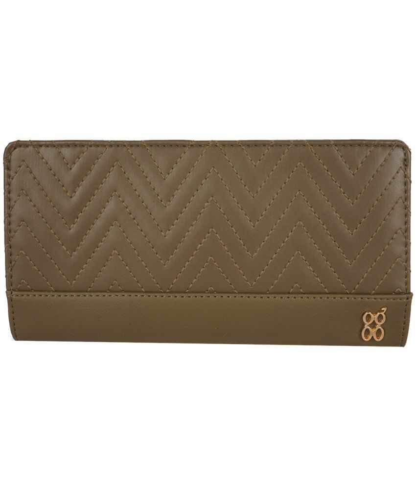     			Baggit PU Green Women's Bi Fold Wallet ( Pack of 1 )