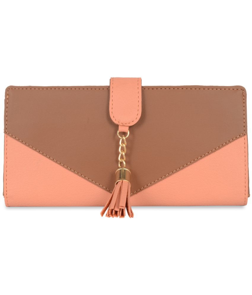     			Baggit PU Peach Women's Bi Fold Wallet ( Pack of 1 )