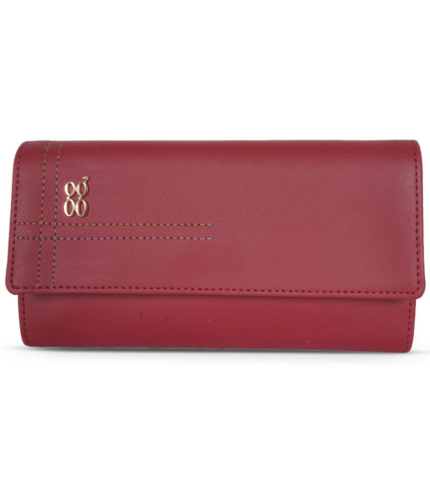     			Baggit PU Red Women's Regular Wallet ( Pack of 1 )