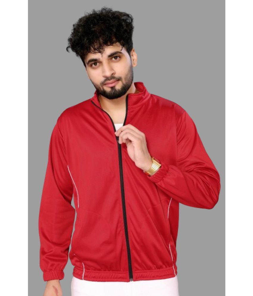     			Estro Polyester Men's Casual Jacket - Red ( Pack of 1 )