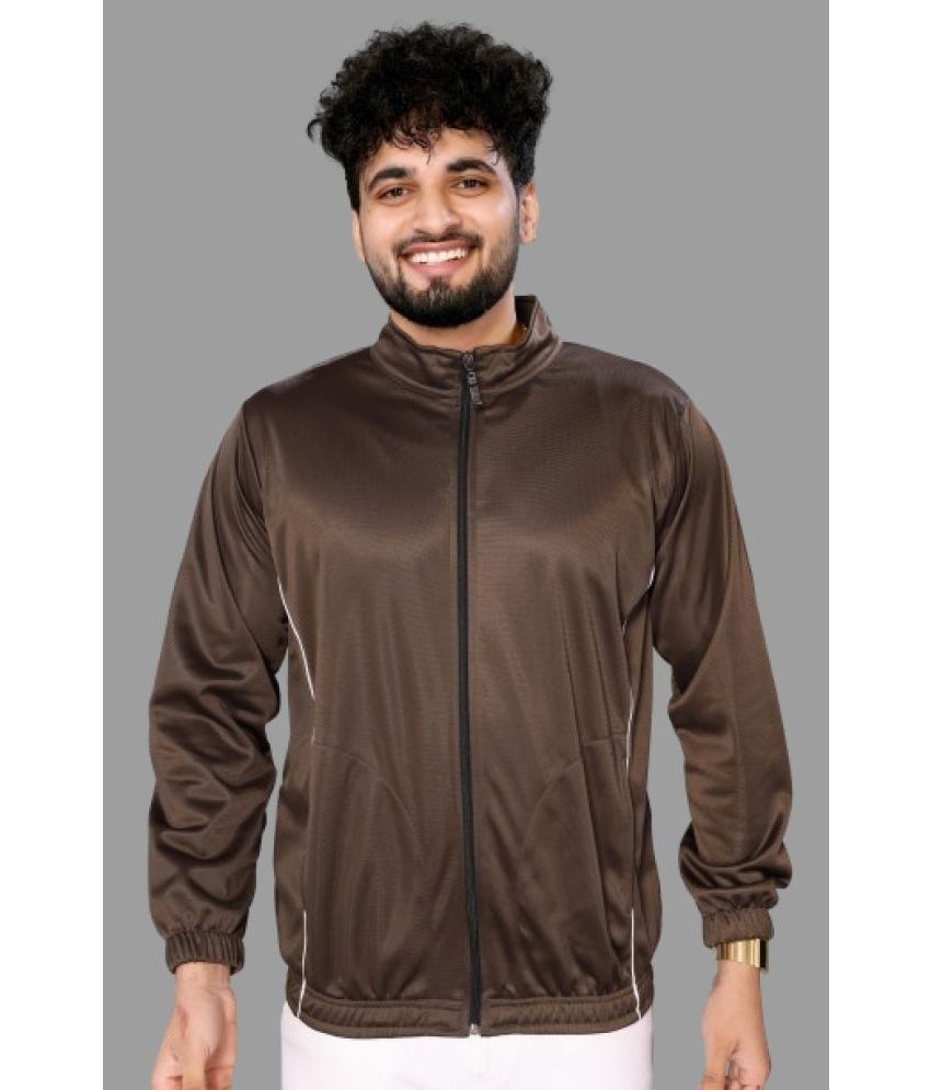     			Estro Polyester Men's Casual Jacket - Brown ( Pack of 1 )