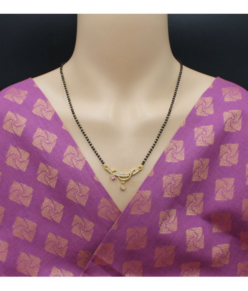     			Soni jewellery Golden Mangalsutra Set ( Pack of 1 )