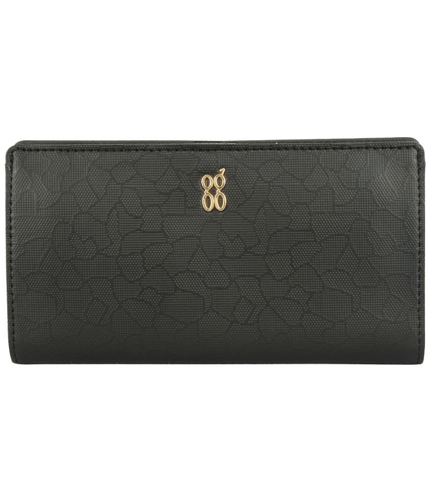     			Baggit PU Black Women's Bi Fold Wallet ( Pack of 1 )