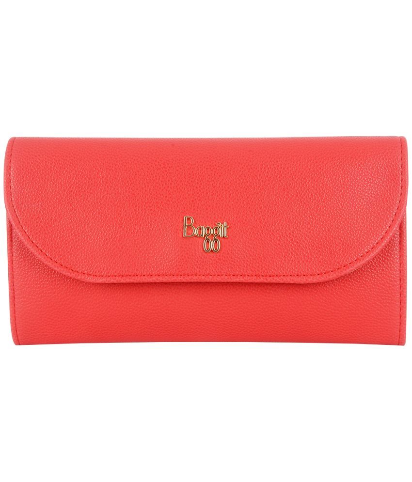     			Baggit PU Red Women's Regular Wallet ( Pack of 1 )