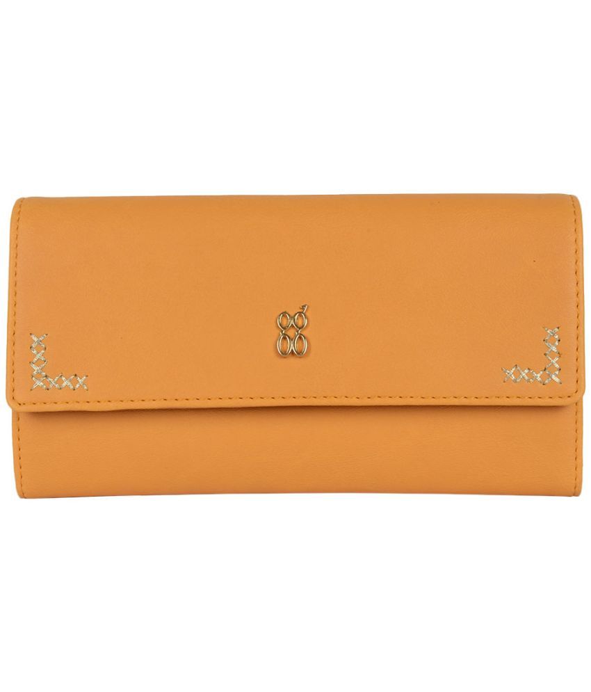     			Baggit PU Yellow Women's Regular Wallet ( Pack of 1 )