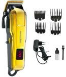 Rock Light Professional Big Gold Cordless Clipper With 120 minutes Runtime