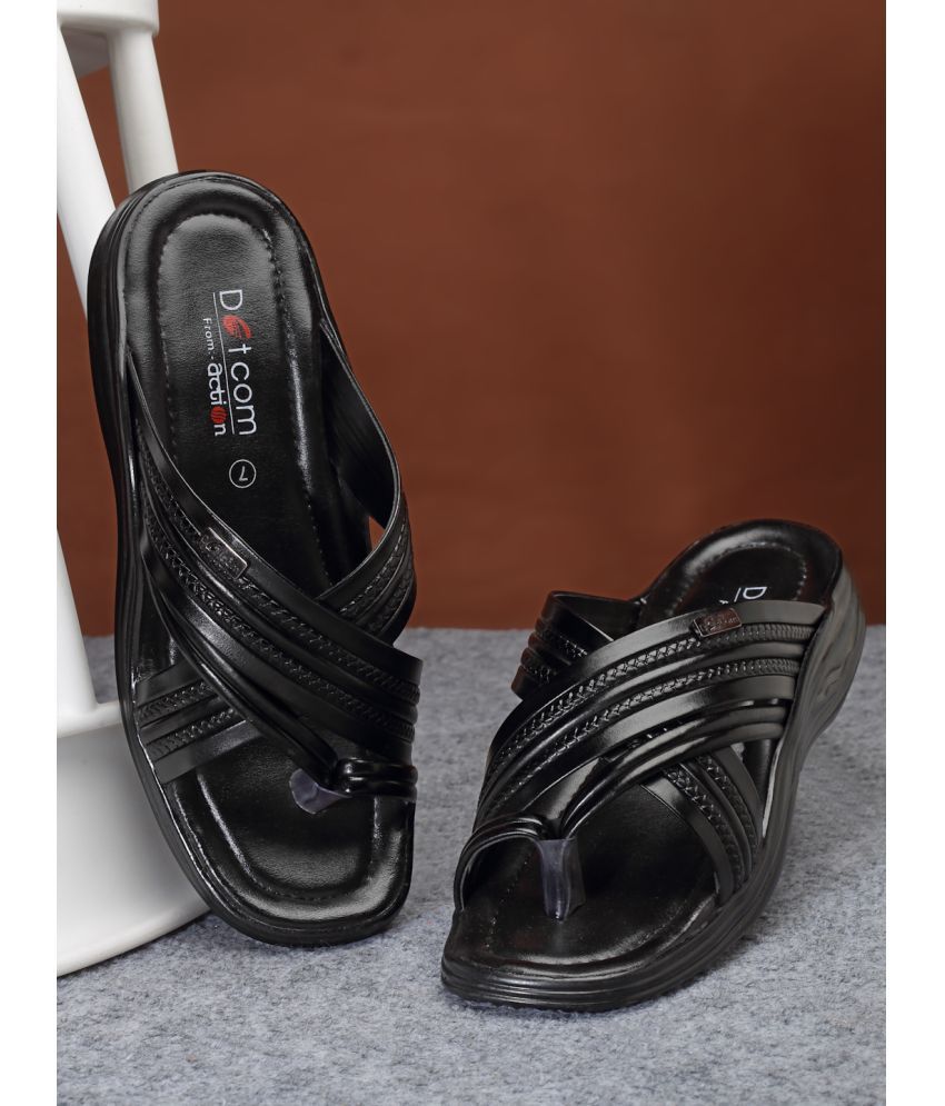     			Action - Black Men's Sandals