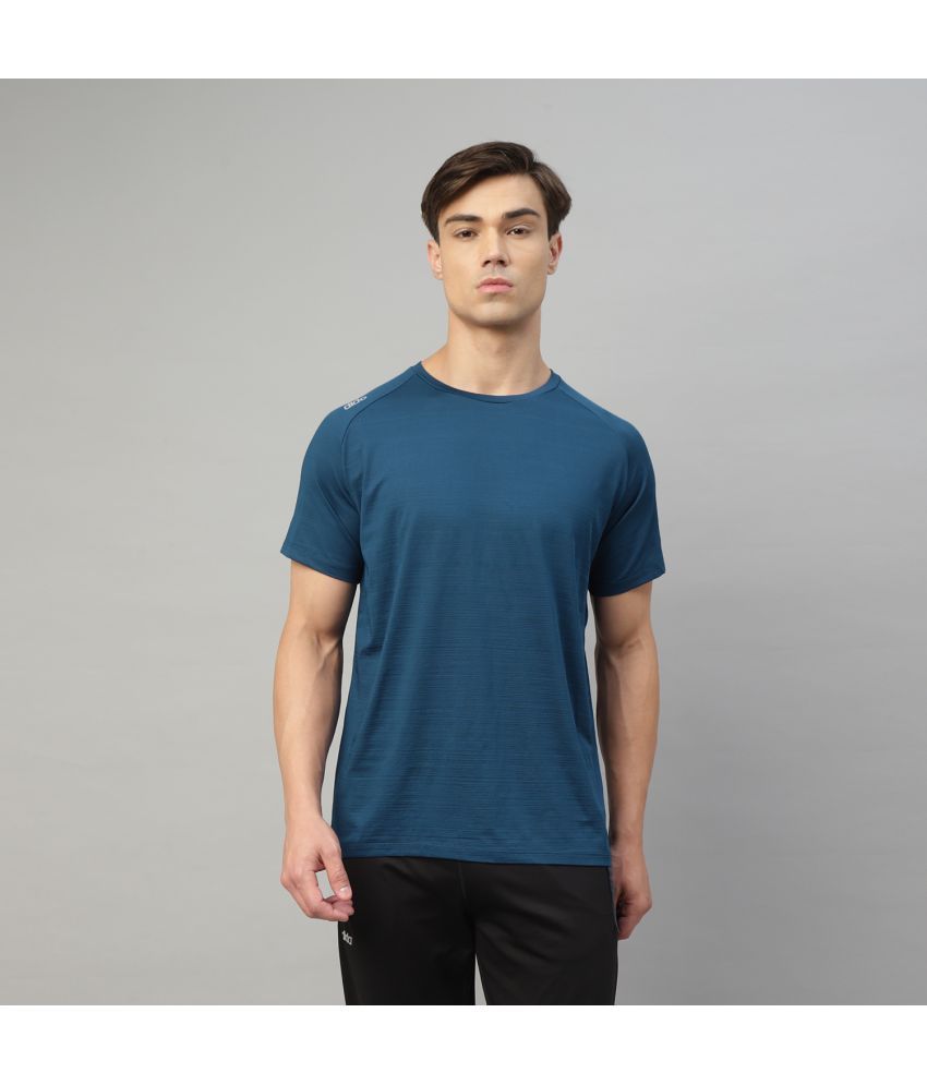     			Dida Sportswear Blue Polyester Regular Fit Men's Sports T-Shirt ( Pack of 1 )