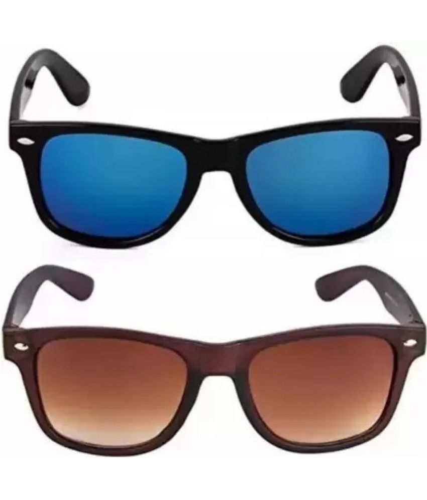     			Funk Black Square Sunglasses ( Pack of 1 )