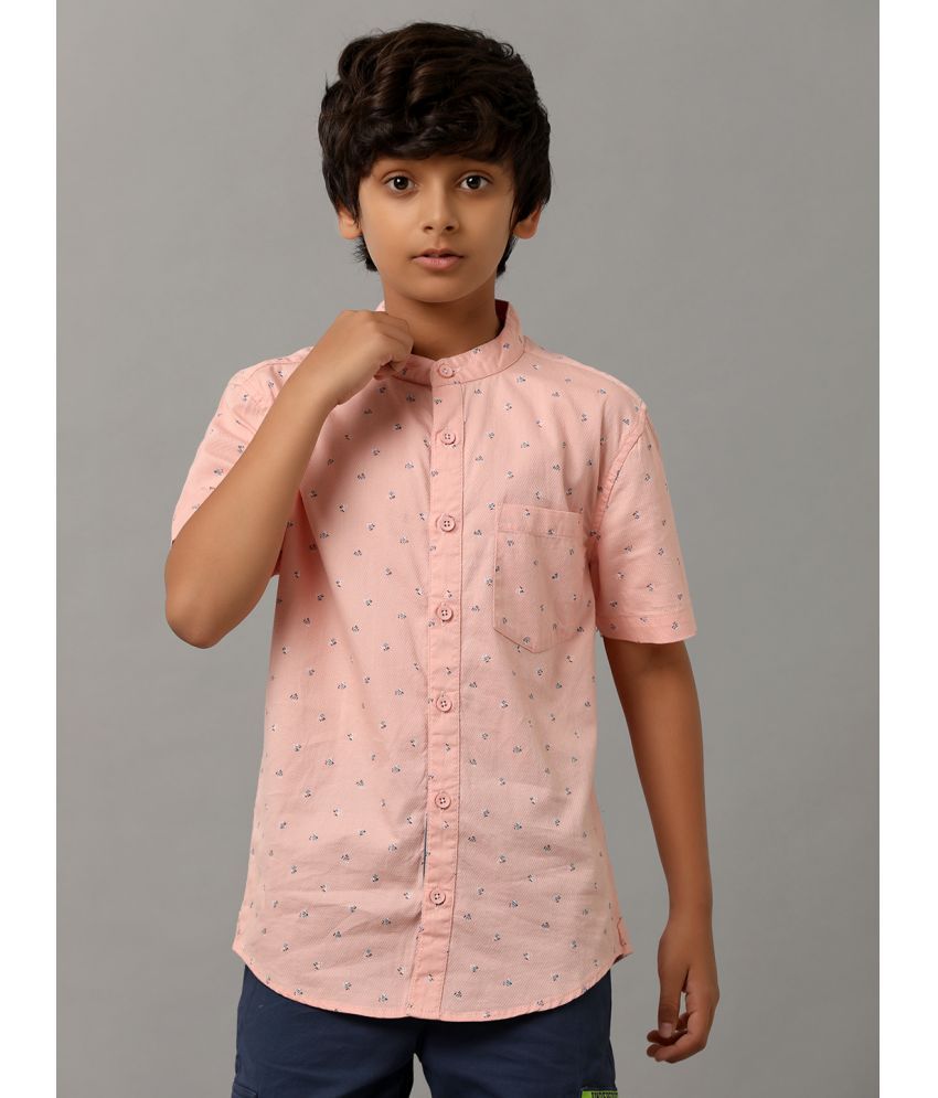     			Under Fourteen Only Single 100% Cotton Half Sleeves Shirt ( Pink )