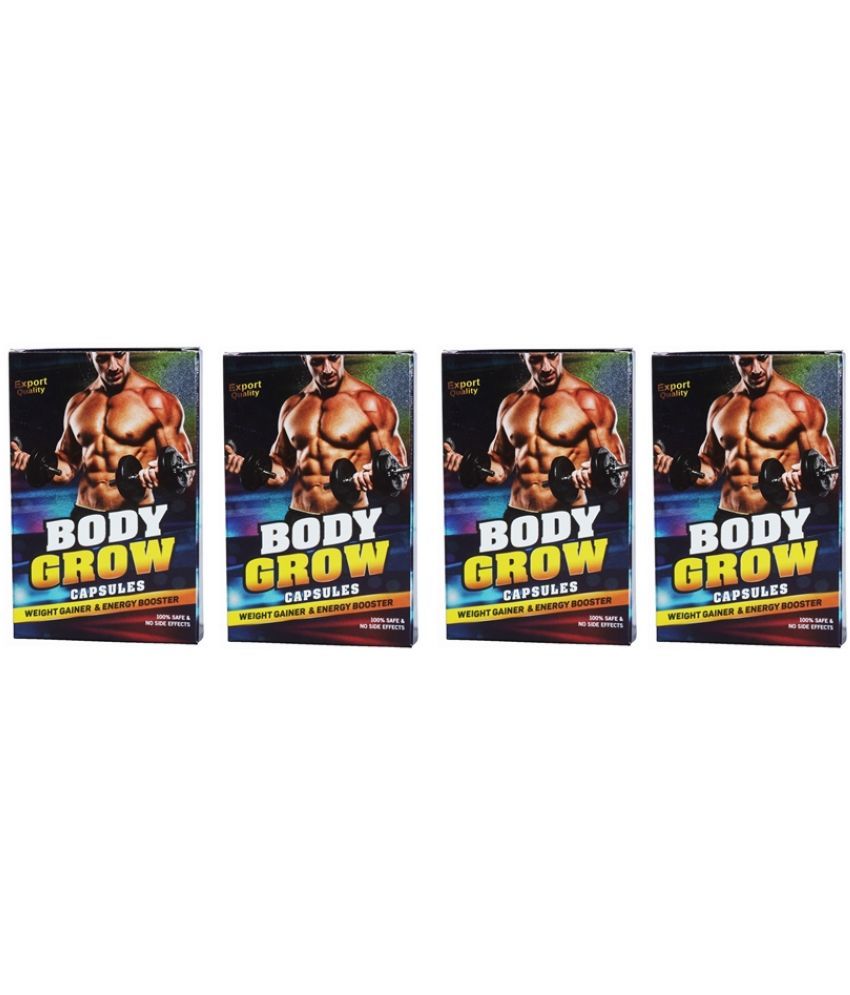     			Dr. Chopra Body Grow Weight Gain Capsule 10 no.s Unflavoured Pack of 4