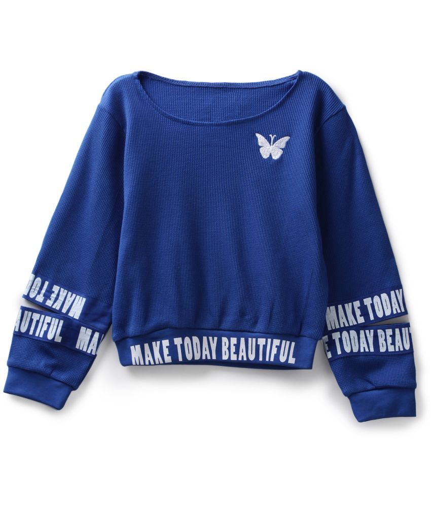     			Under Fourteen Only Girls Cotton Sweatshirt ( Blue )