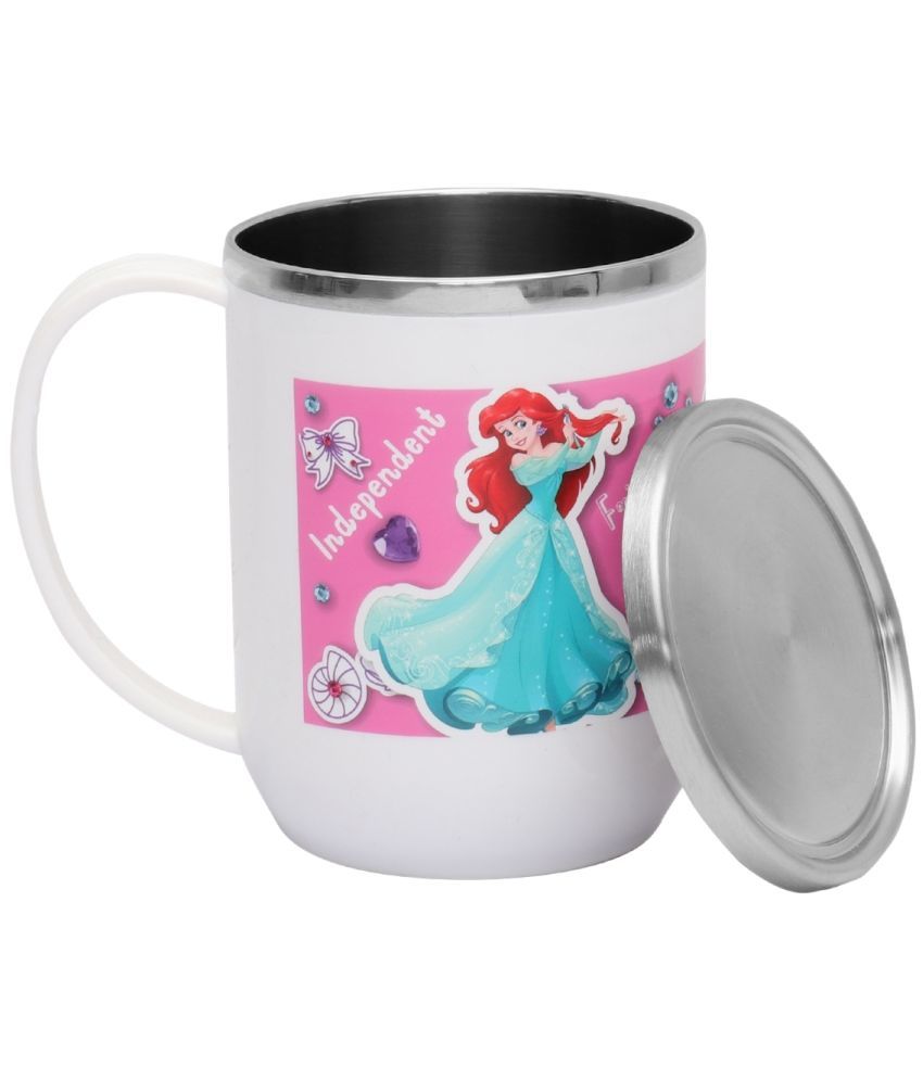     			Jaypee Plus CUPSHUP PRINCESS Graphic Stainless Steel Milk Mug 400 mL ( Pack of 1 )