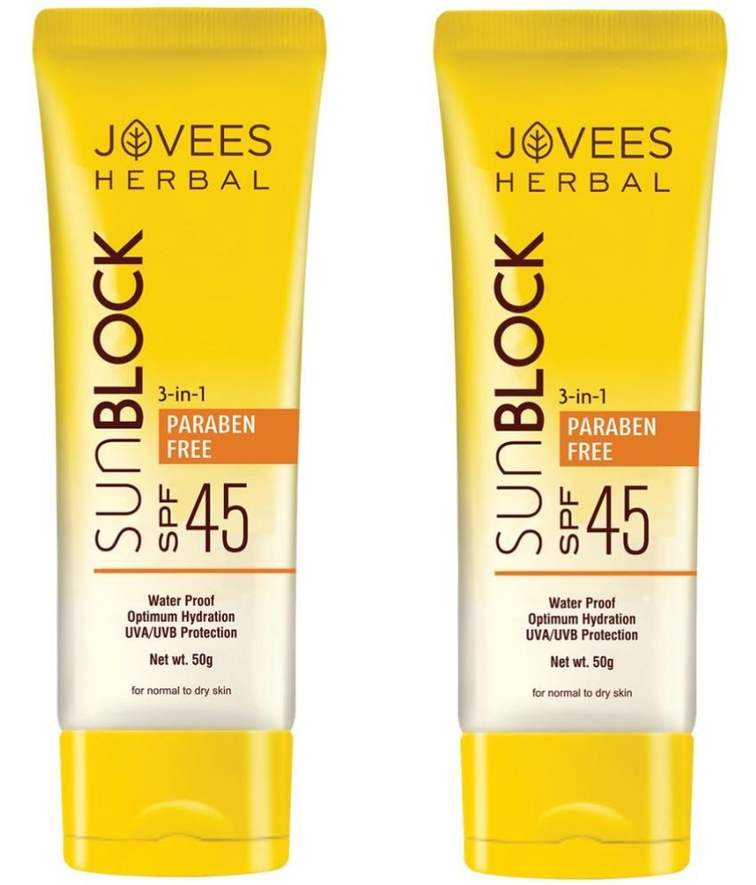     			Jovees Herbal SPF 45 Sunscreen Cream For Combination Skin ( Pack of 2 )