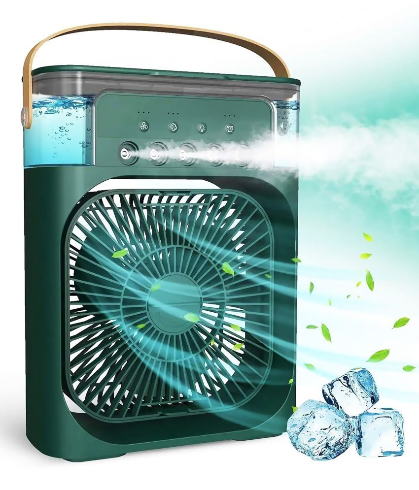     			Multifunctional 4-In-1 Air Cooler with 3 Wind Speeds and 3 Spray Modes ( Multicolor ).