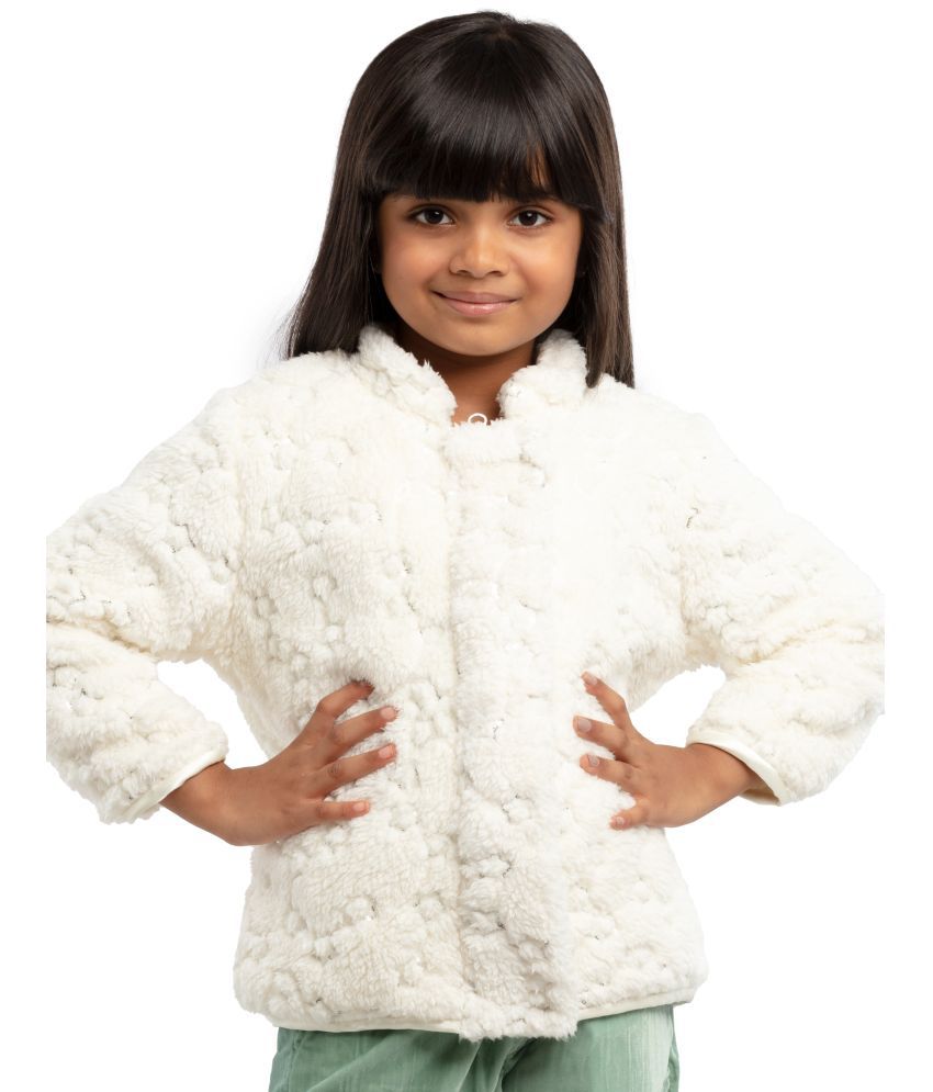     			Under Fourteen Only Off White Polyester Girl's Light Weight Jacket ( Pack of 1 )