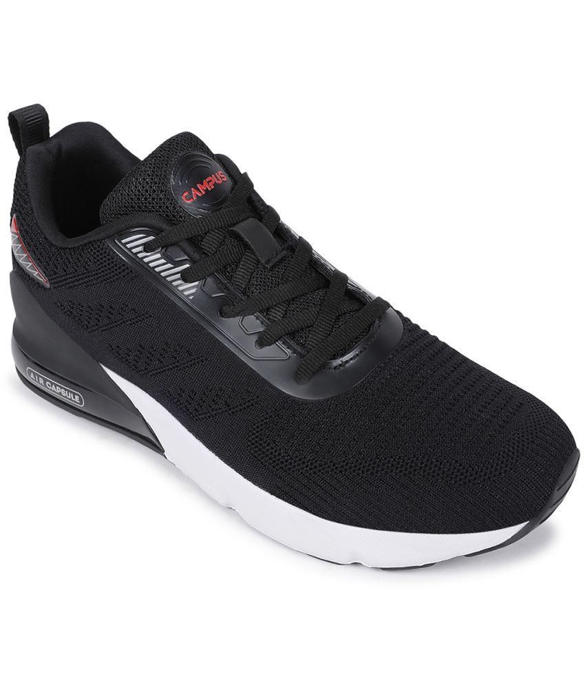     			Campus ISAAK Black Men's Sports Running Shoes