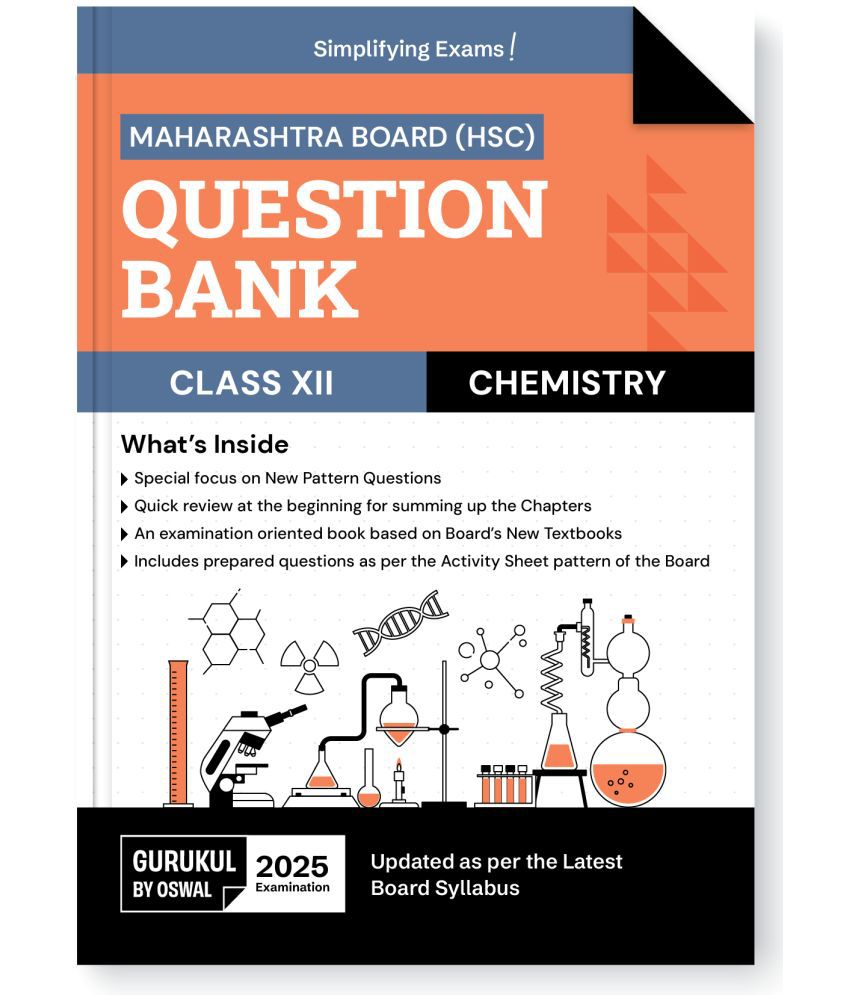     			Gurukul By Oswal H.S.C Chemistry Question Bank for Maharashtra Board (MH) Class 12 Exam 2025: Exam Oriented Book, Latest Syllabus, New Pattern Questi