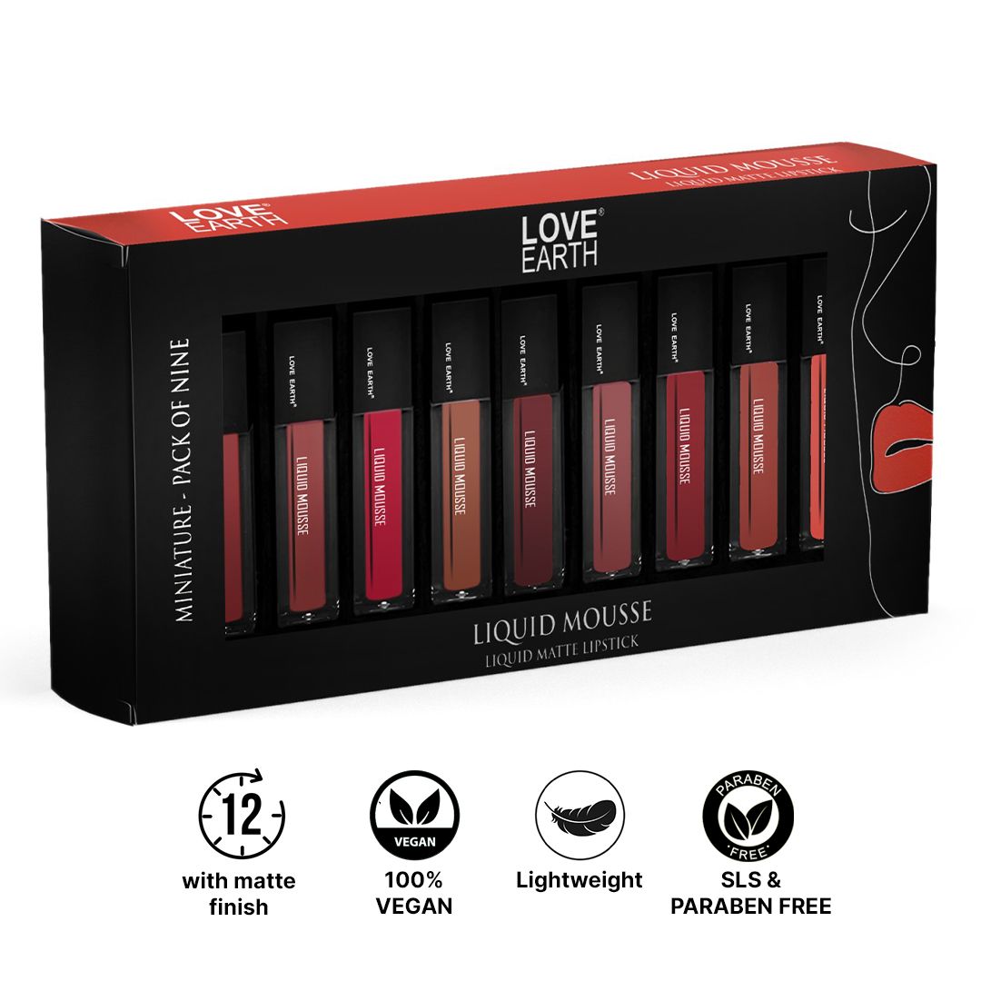     			LOVE EARTH Multi Matte Lipstick 18 ML