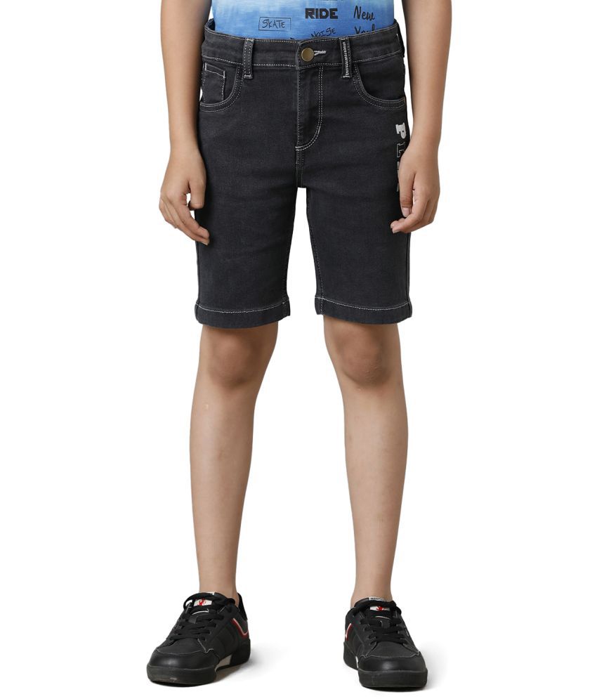     			Under Fourteen Only - Navy Blue Cotton Boys Shorts ( Pack of 1 )