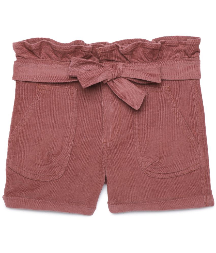     			Under Fourteen Only Pack of 1 Girls Cotton Shorts ( Pink )