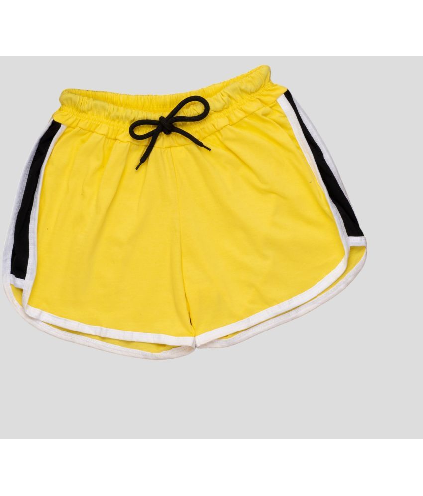     			powermerc Cotton Hot Pants - Yellow Single