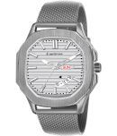 LimeStone Light Grey PU Analog Men's Watch