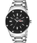 LimeStone Silver Stainless Steel Analog Men's Watch