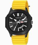 LimeStone Yellow Silicon Analog Men's Watch