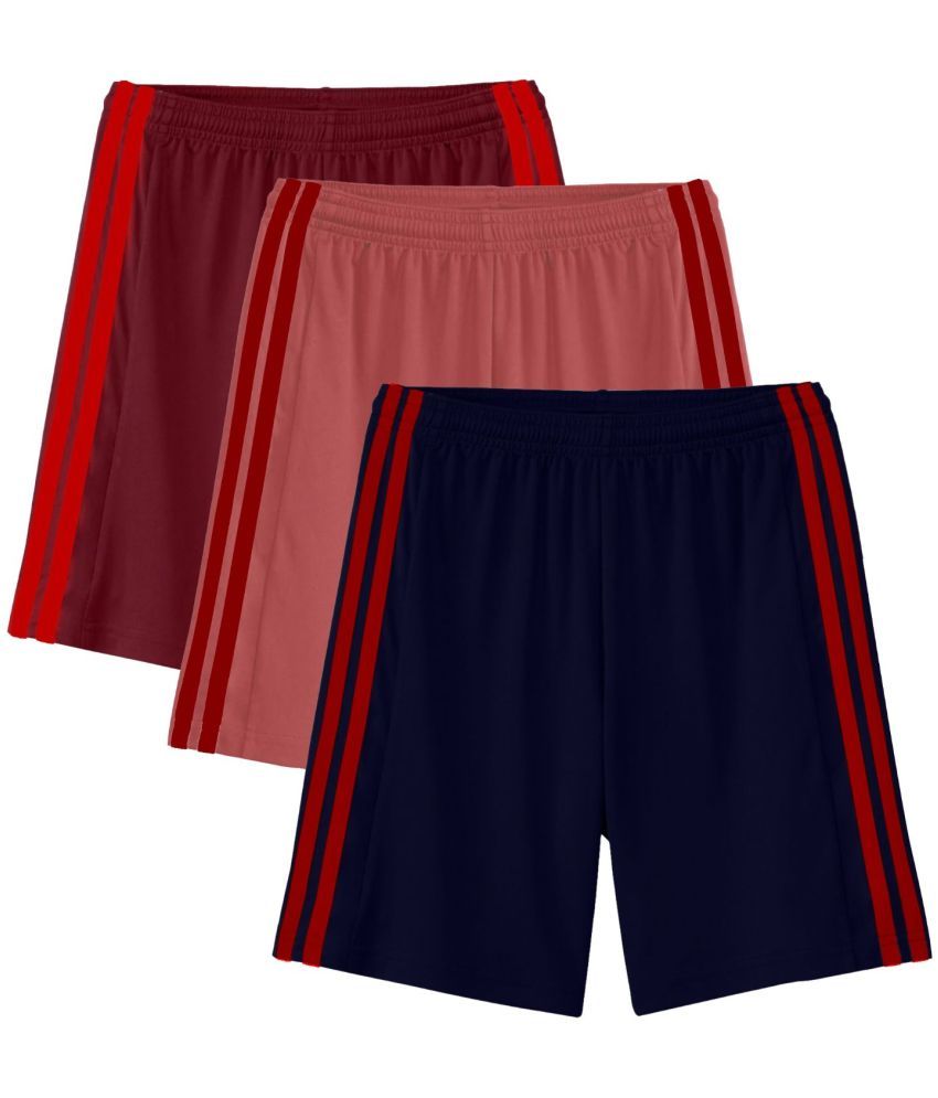     			Diaz - Multicolor Cotton Boys Shorts ( Pack of 3 )