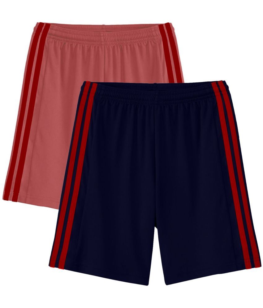     			Diaz Pack of 2 Cotton Shorts For Boys ( Multicolor )