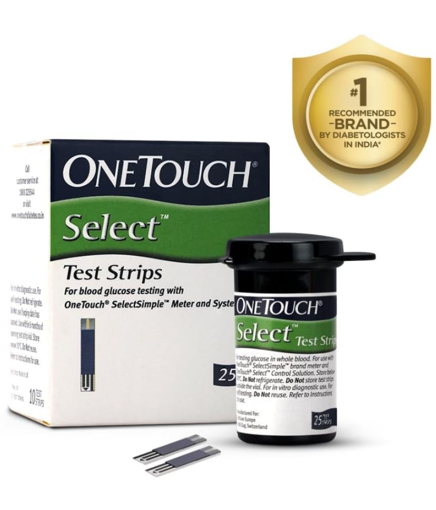     			OneTouch Select Test Strips | Pack of 25 Strips | For use with OneTouch Select Simple Glucometer