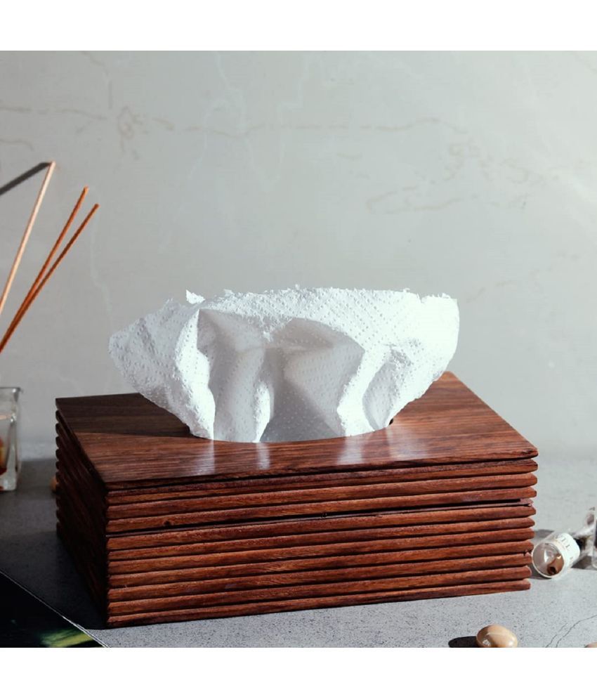     			Unravel India Wooden Napkin Holder 1 Pcs