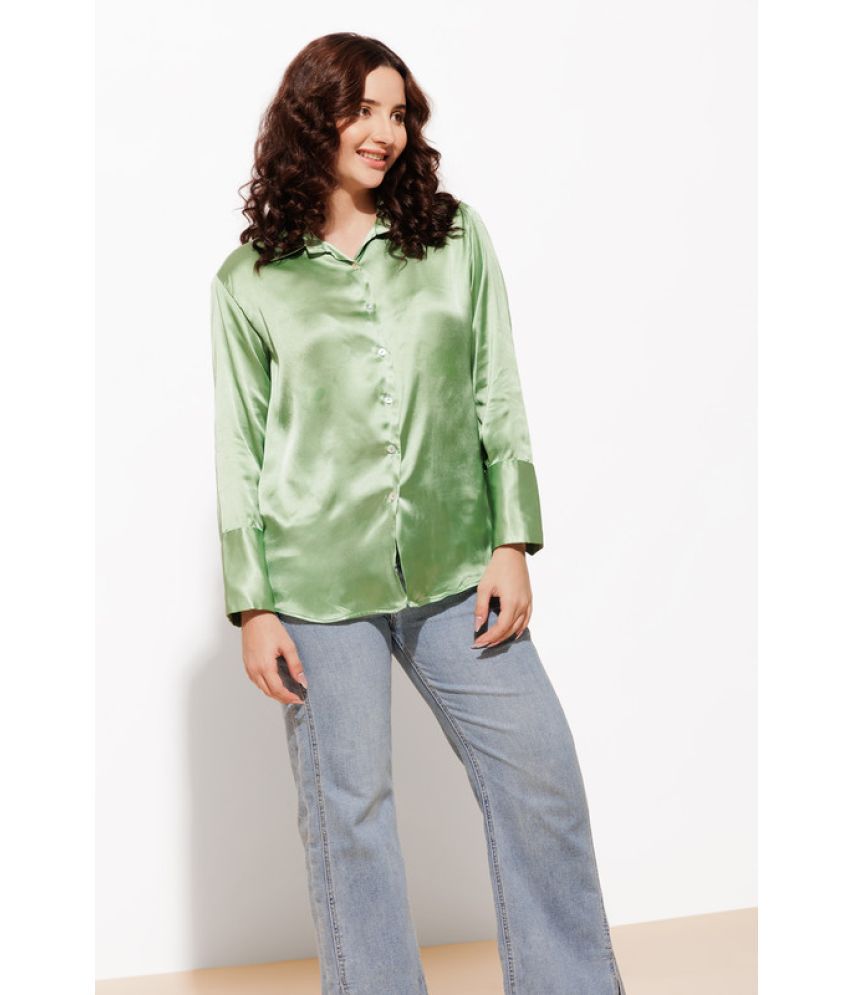     			Urban Sundari Green Polyester Women's Shirt Style Top ( Pack of 1 )