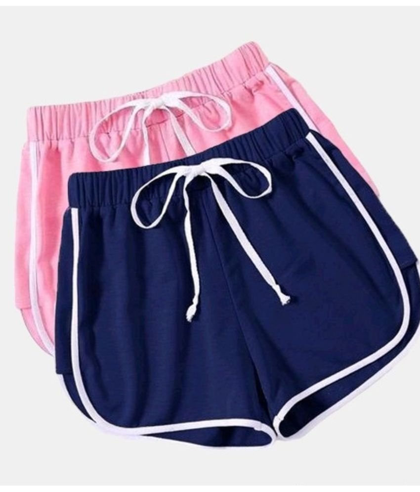     			powermerc Cotton Hot Pants - Pink Pack of 2