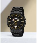 LimeStone Black Metal Analog Men's Watch