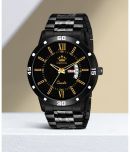 LimeStone Black Metal Analog Men's Watch