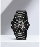 LimeStone Black Metal Analog Men's Watch