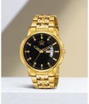 LimeStone Gold Metal Analog Men's Watch