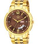 LimeStone Gold Stainless Steel Analog Men's Watch