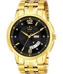 LimeStone Gold Stainless Steel Analog Men's Watch