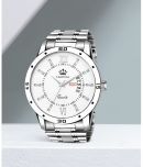 LimeStone Silver Stainless Steel Analog Men's Watch