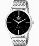 LimeStone Silver Stainless Steel Analog Men's Watch