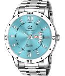 LimeStone Silver Stainless Steel Analog Men's Watch