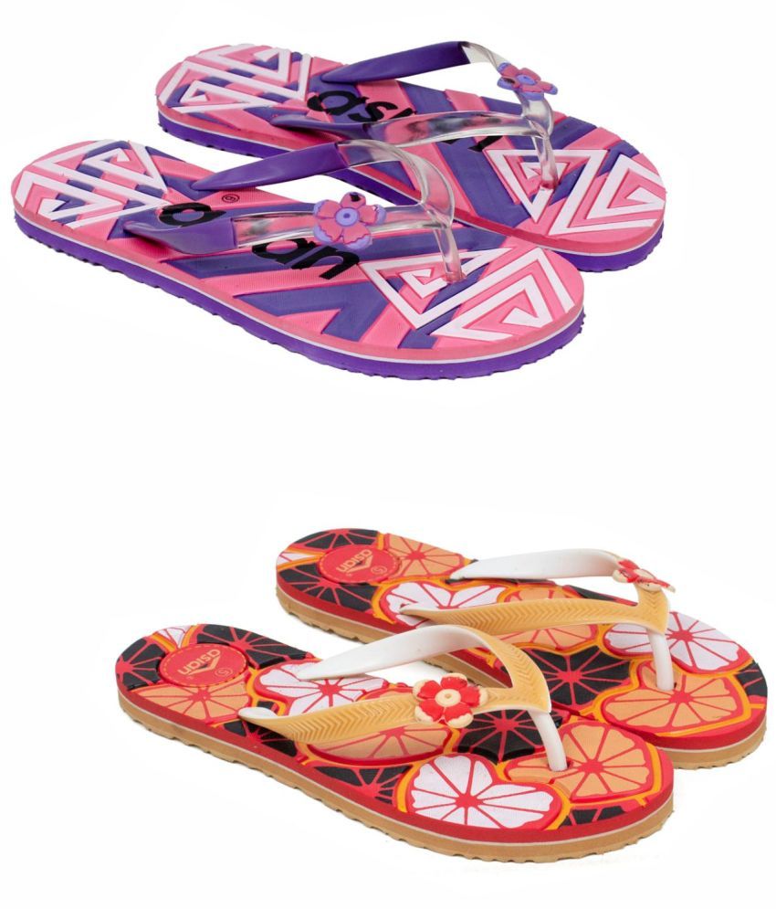     			ASIAN Red Women's Daily Slipper