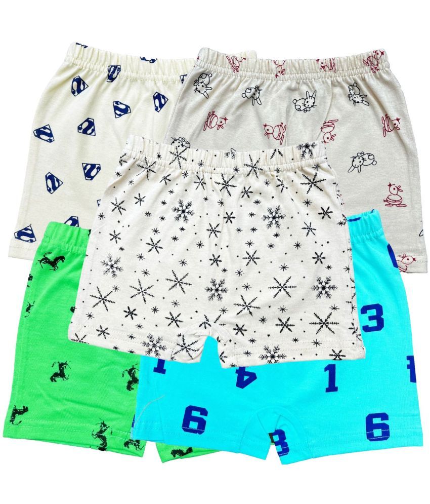     			Pack of 5 Diaz Cotton Girls Bloomers ( Multicolor ) KBLOOMERV3_CO5_48