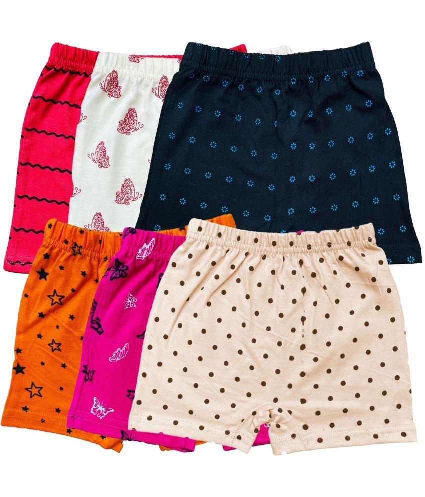     			Pack of 6 Diaz Cotton Girls Bloomers ( Multicolor ) KBLOOMERV3_CO6_24