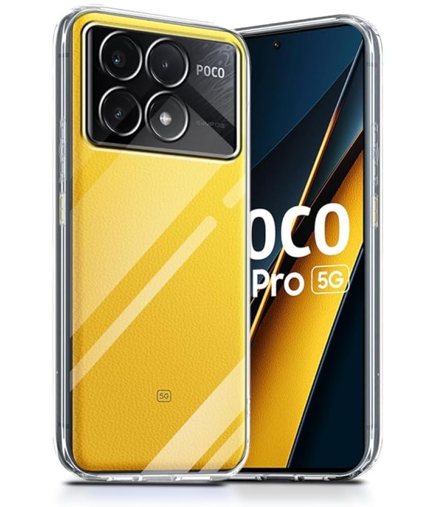     			Doyen Creations Plain Cases Compatible For Silicon POCO X6 PRO 5G ( Pack of 1 )