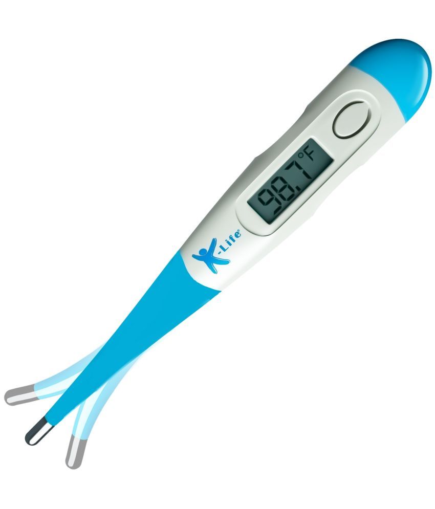     			K-life FDT-101 Flexible Tip Digital Fever Check Thermometer (White Blue)