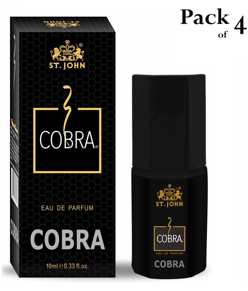     			St. John Cobra Long Lasting Perfume for Men 10ml Pocket Perfume for Men 10 ml ( Pack of 4 )